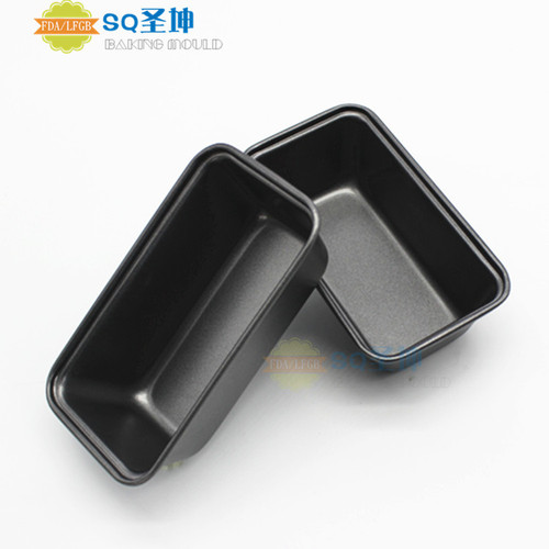 Factory direct sales rectangular brownie cake mold, small toast mold, toast box bread mold, non-stick chiffon mold