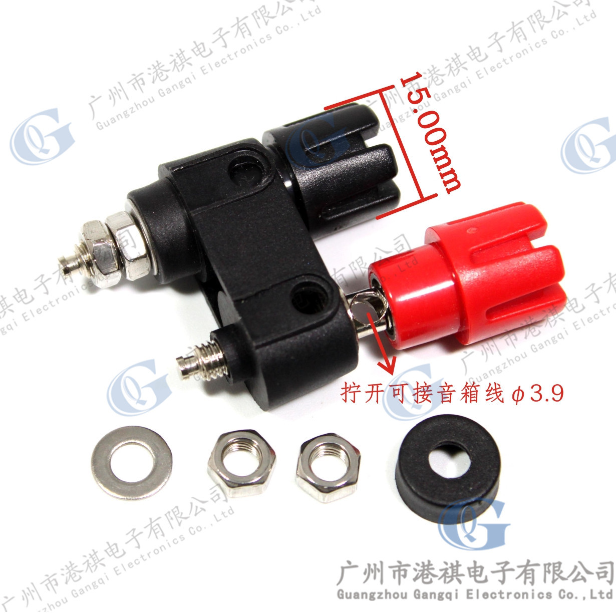 Imported waterproof binding Post professional HIFI audio amplifier output socket banana socket DIY amplifier accessories