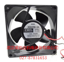 MD825B-24L 日本东方ORIX变频器报警风扇 24V 0.14A 8CM
