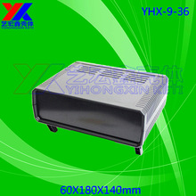 台式机箱 塑料机箱开孔 仪器黑色机箱 安防塑胶机箱9-36