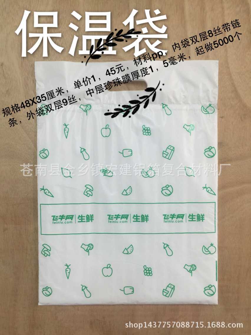 水果保暖袋 生鲜保温袋 夏日水果保鲜袋 防水保温袋 冻品冷藏冰袋