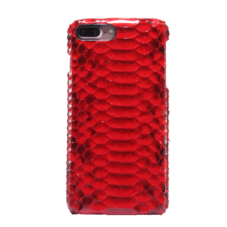 i-idea Handmade Luxury Genuine Real Python Snake Skin Leather Case Cove for Apple iPhone 7 Plus & iPhone 7