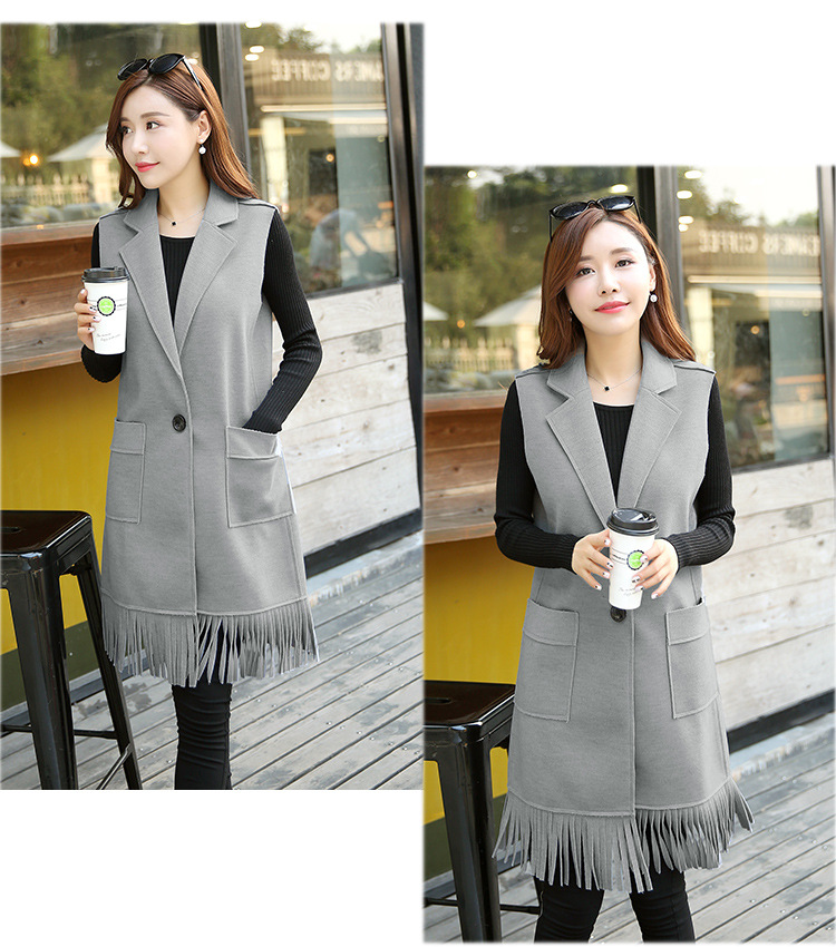 Gilet femme en Sergé - Ref 3316982 Image 28