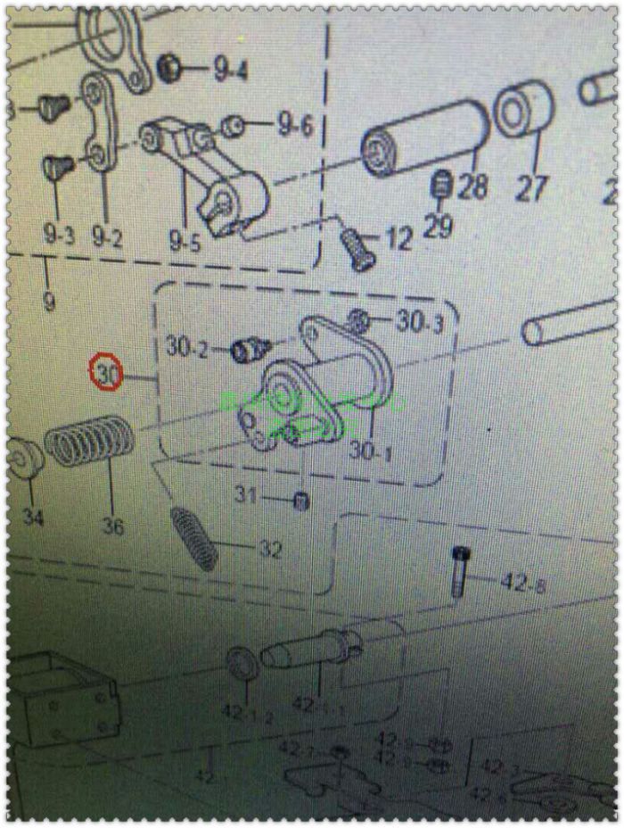工业缝纫机 电脑平车7200切线凸轮曲柄组件缝纫机零配件批发