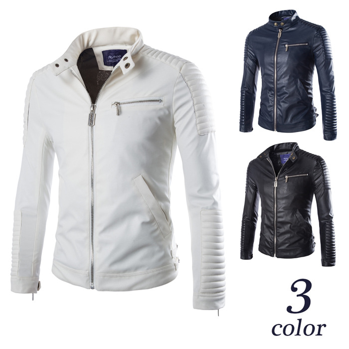 Veste en cuir homme - Ref 3443677 Image 2