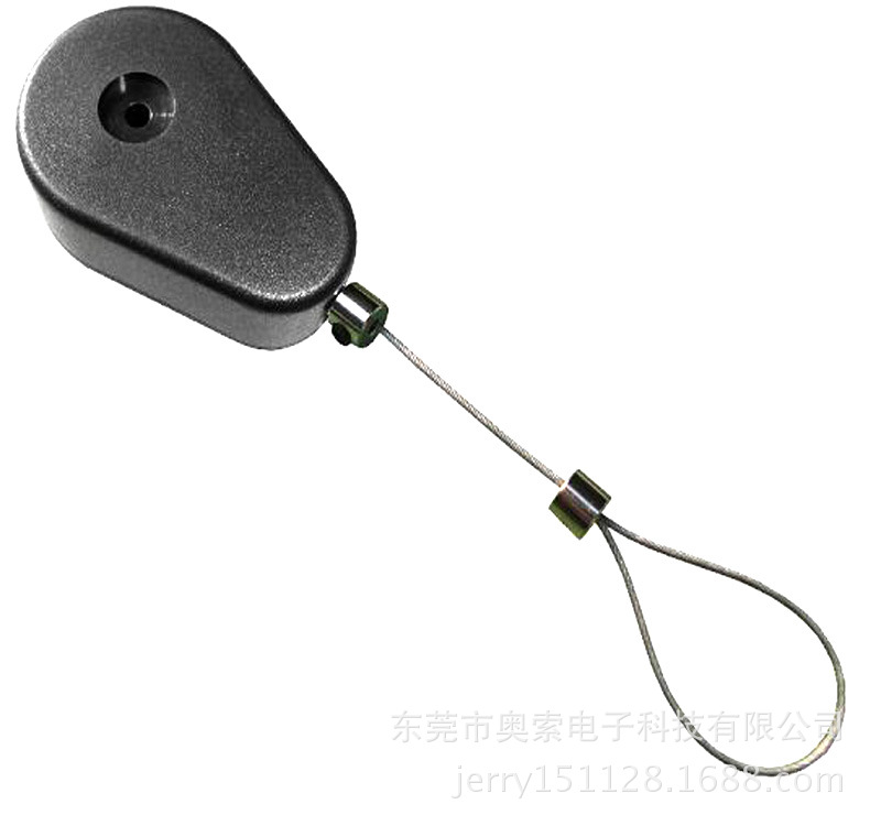 热销手机 商品展示防盗拉线盒 伸缩防盗锁 钢丝绳微型收线器