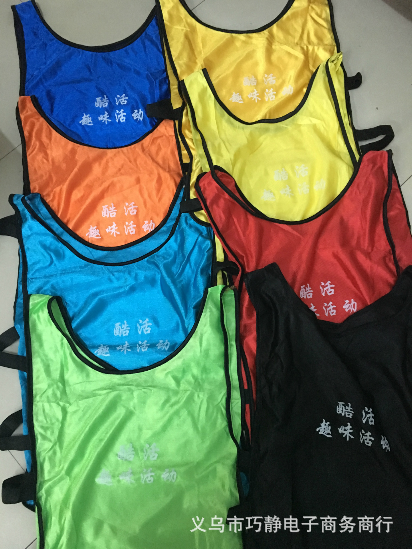 奔跑吧兄弟撕名牌衣服 跑男马甲背心款式可撕魔术贴队服T恤工 厂详情20