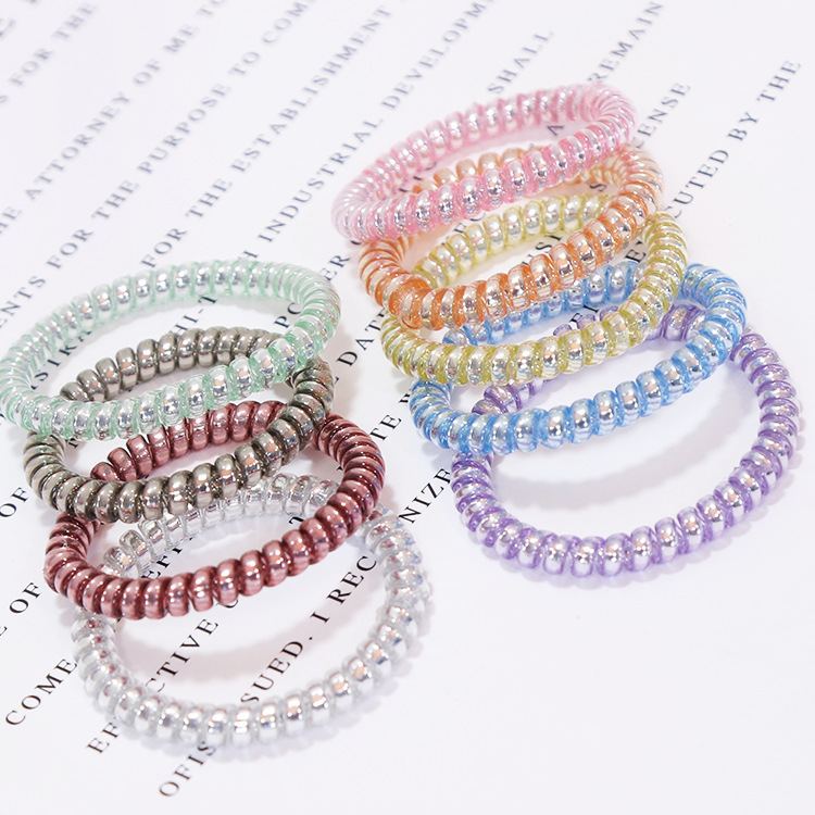 Korean Metal Fashion Punk Thin Hair Rope Hair Accessories display picture 1