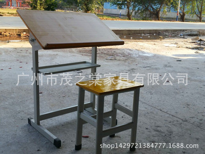 School student Fine Arts Tables and chairs Art Tables outdoors sketch Desks and chairs Classroom Fine Arts Desk wholesale Manufactor Direct selling