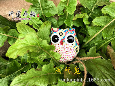 加工定制  萌物猫头鹰饰品 手机挂链  摆件节日小物件 情侣礼物