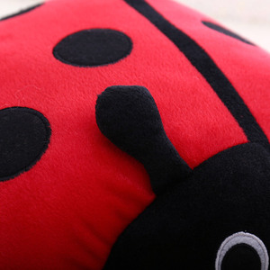 仿真昆虫甲壳虫趴趴虫七星瓢虫毛绒玩具可来图吉祥物定做