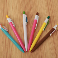 按动圆珠笔 塑料创意卡通笔学生文具办公用品礼品笔批发0.5mm包邮