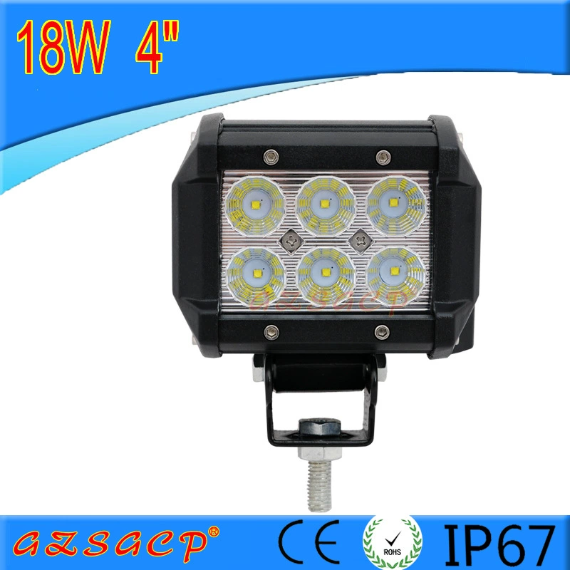 LED rectangular lamp, off-road ceiling light, headlights, 18W