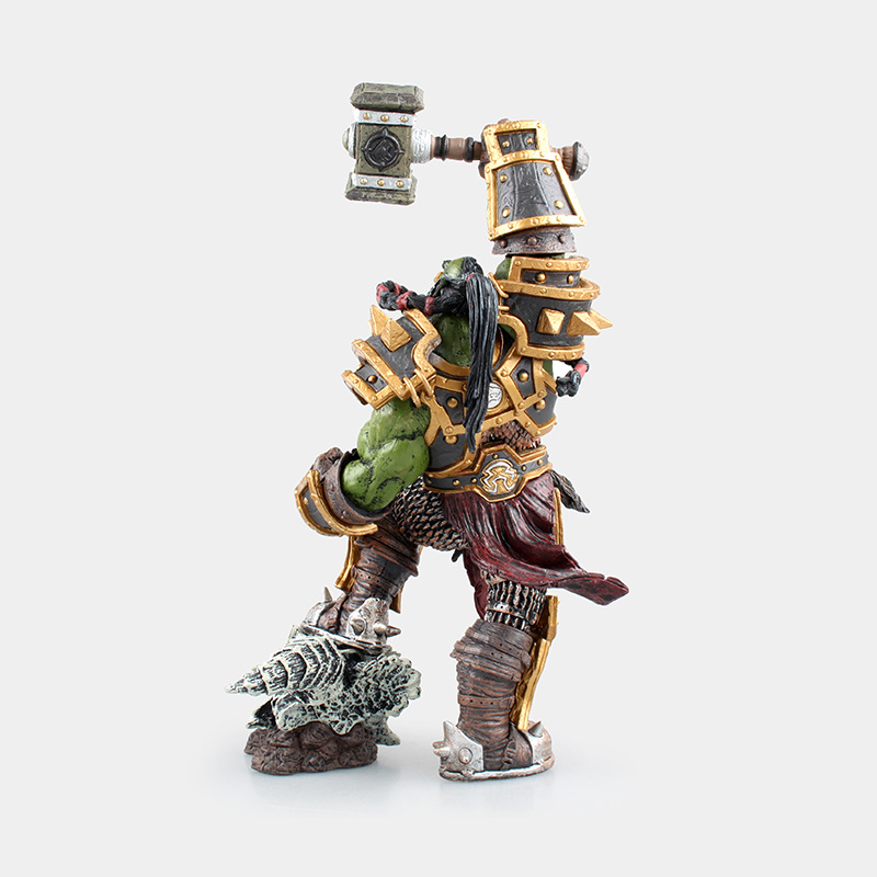 WOW WORLD WARCRAFT ORC WARCHIEF THRALL ACTION FIGURES MODEL STATUE