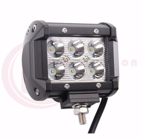 10 4 inches. 18W CREE LED Work Lights BAR Light Drive JEEP truck SUV Headlight