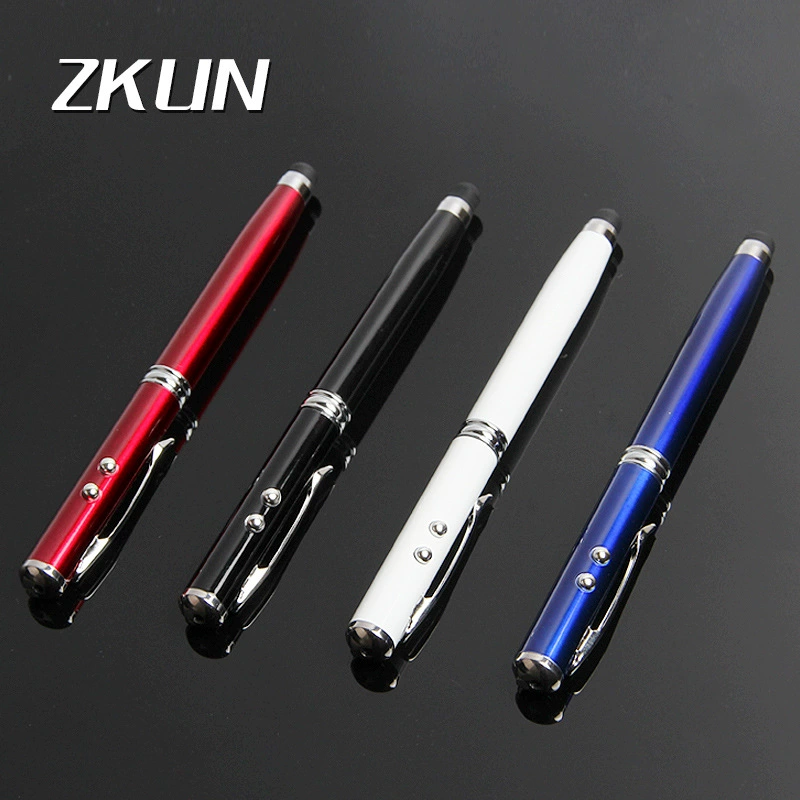 Многофункциональная электронная обучающая кнут светодиодный лазерный фонарик емкостная ручка шариковая ручка индивидуальный логотип рекламный подарок