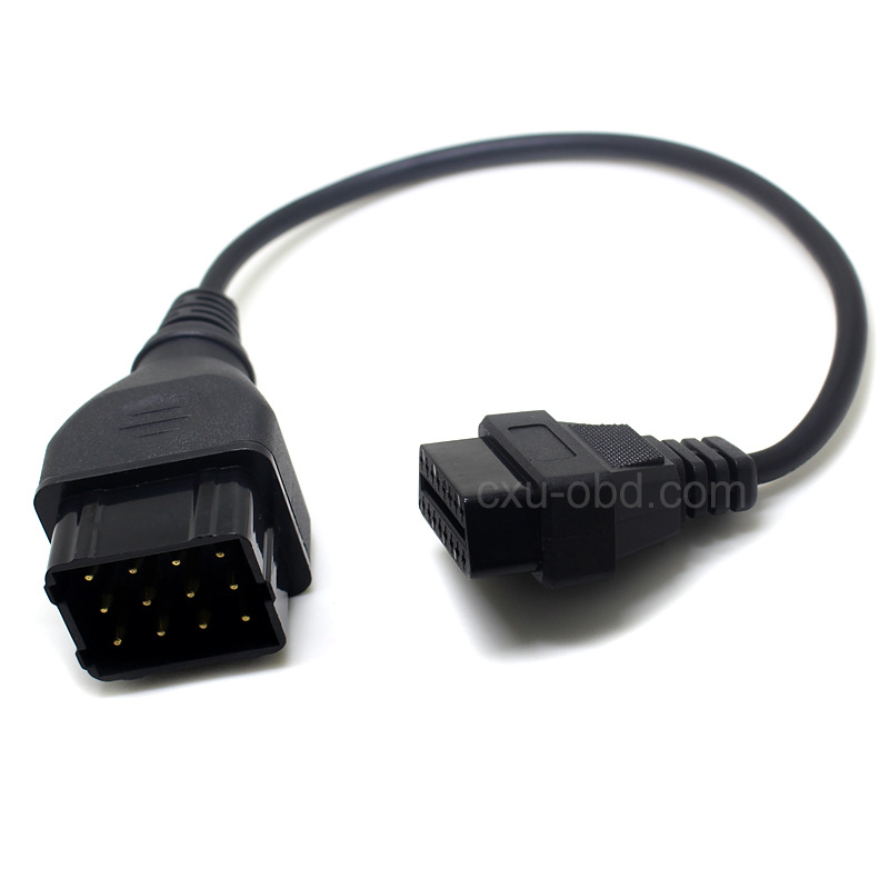 GAZ 12PIN 12 pin to obdii obd 16pin male to female cable