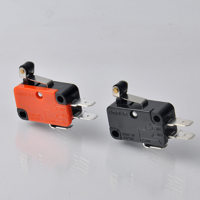 行程开关V-155-1C25微动开关马达限位开关自复位短柄带滚轮