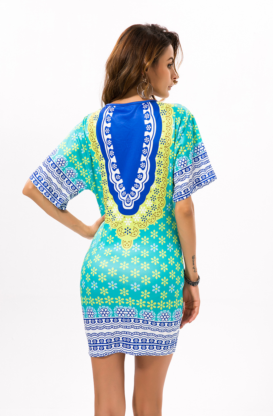 Polyester FashionLarge Women(Green - One Size) NHDF0272-Green - One Size