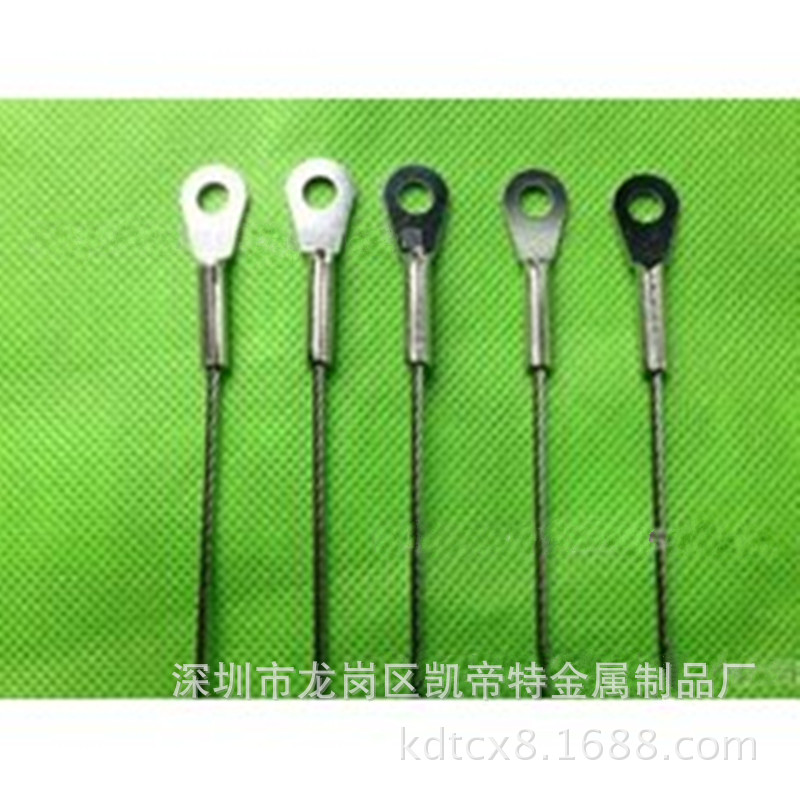 钢丝绳端子加工包胶钢丝绳直径3mm4mm 镀锌钢丝绳 不锈钢钢丝绳