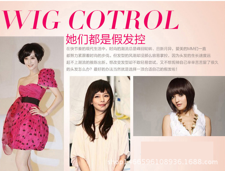 Perruque Long cheveux raides - Ref 2609018 Image 6