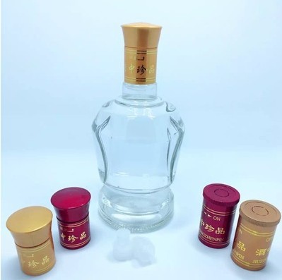 一斤装500ML250ML125ML白酒玻璃瓶子保健酒瓶空酒瓶