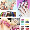 Nail decoration, painted pack, jewelry, set, new collection, 10 colors, gold and silver