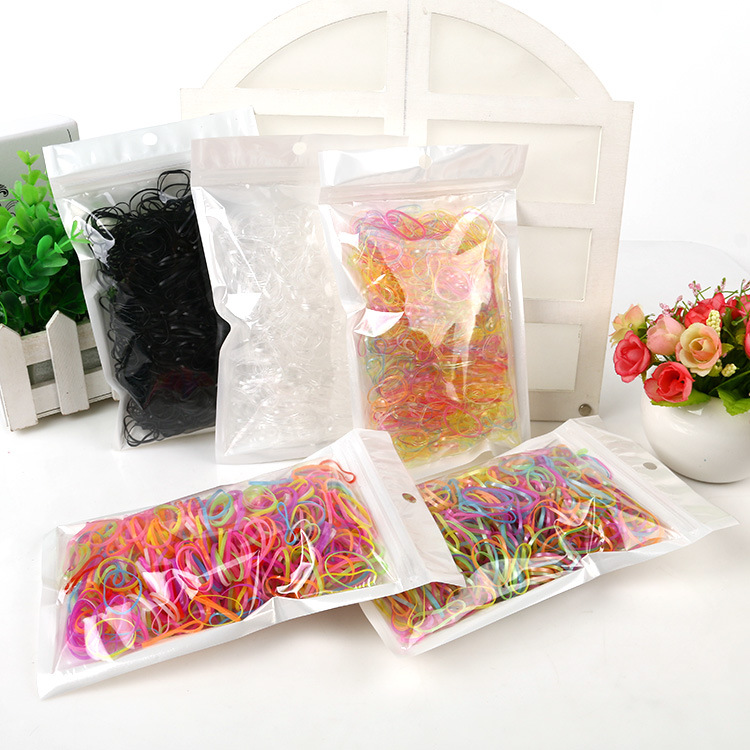 Children's disposable elastic hair rope