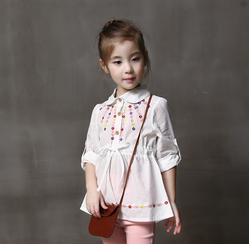 Chemise fille à manche longue - Ref 2086126 Image 12