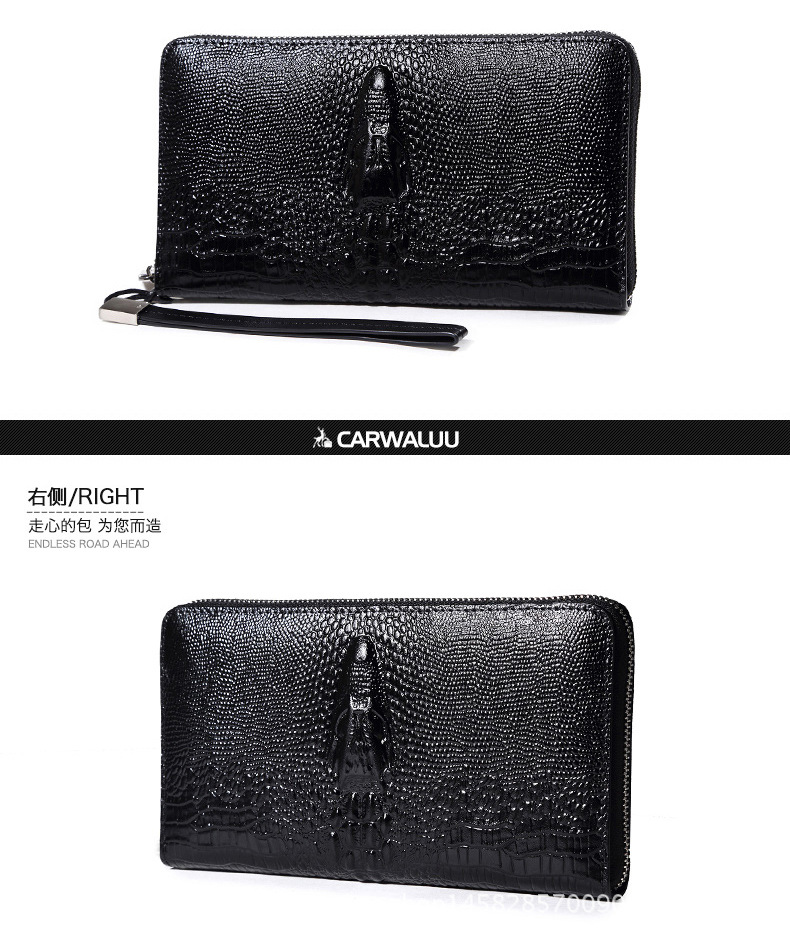 鱷魚紋手拿包_13