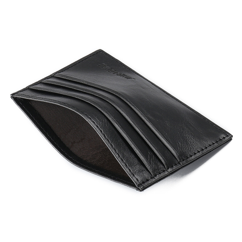 Men's Solid Color Pu Leather Open Card Holders display picture 1