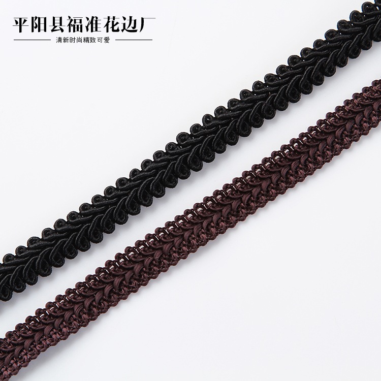 实力厂家现货定制 蜈蚣带蜈蚣花边系列 蜈蚣花边服装辅料花边F001