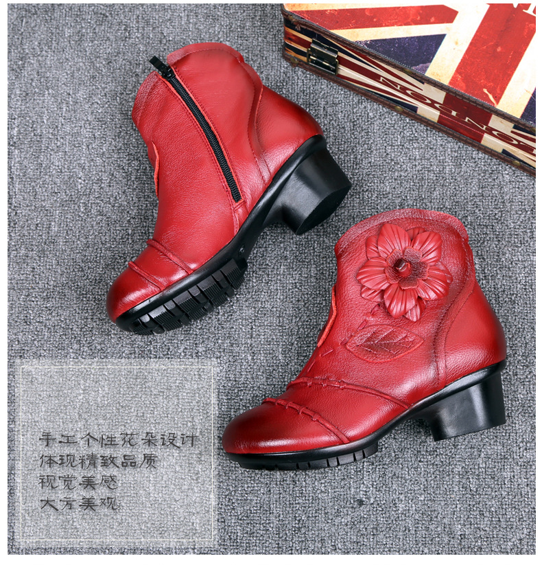 Bottes femme TRANQUILLEMENT en En cuir - Ref 3354879 Image 16