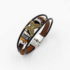 新款时尚手链饰品复古串珠蝴蝶结手链 女款手链首饰配件现货批发