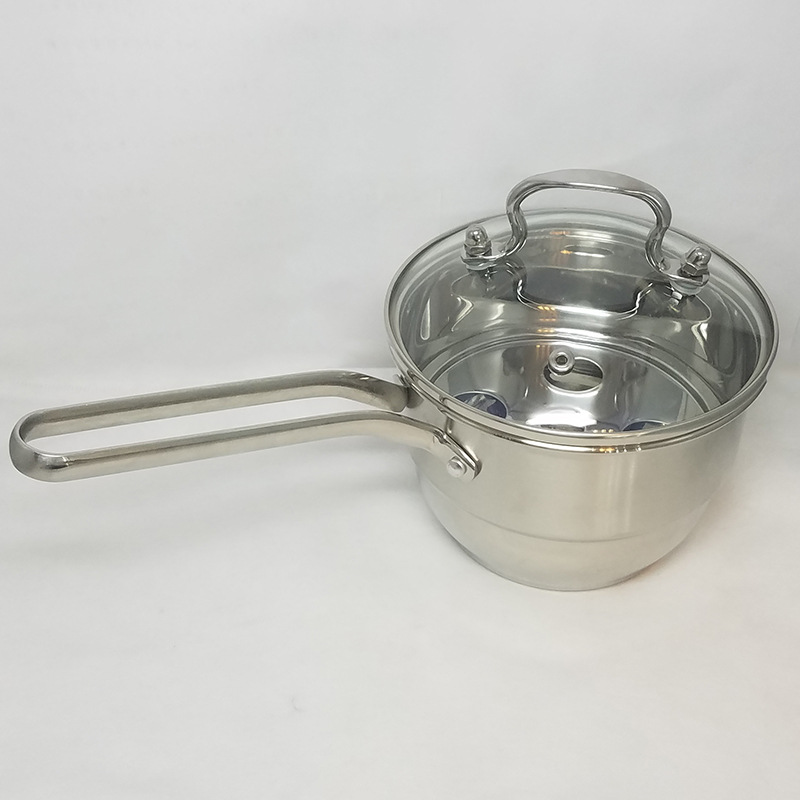 厂家直销不锈钢无磁奶锅家用煮面锅宝宝辅食锅单柄奶锅礼品锅详情图3