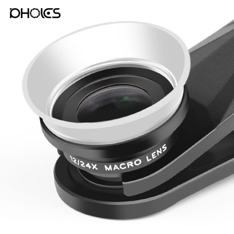 Neutral External Lens for Mobile Phones 12X/24X Two-In-One Macro Focusing Slr Photo Special Effects Lens Neutral External Lens for Mobile Phones 12X/24X Two-In-One Macro Focusing Slr Photo Special Effects Lens