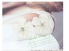 Fashionable acrylic small earrings, Korean style, flowered