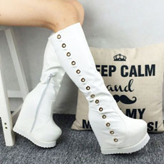 Bottes femme en Daim - Ref 3354341 Image 14