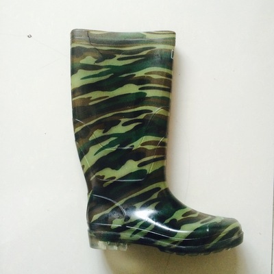 Miner thickening High cylinder camouflage Boots 39CM Acid-proof Alkali Rain shoes Men's Three Shoes and boots Manufactor
