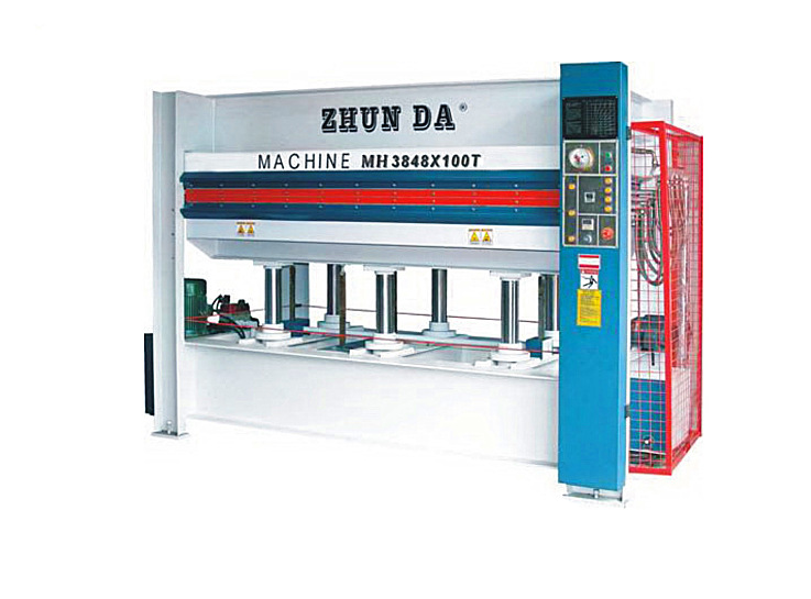 准达厂家直供100吨三层热压机批发货源木工压板机层压机