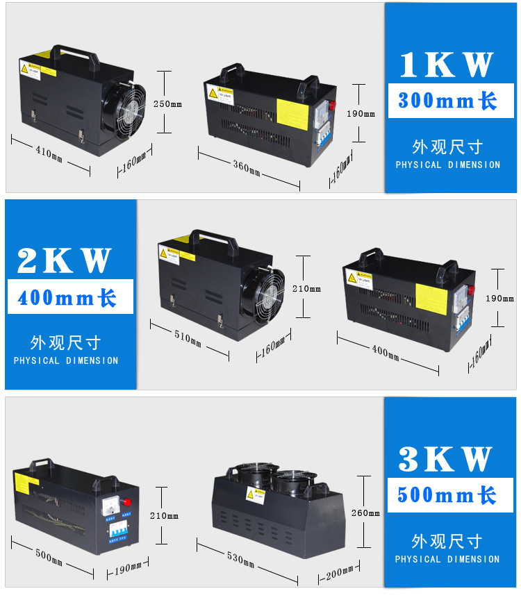 1kw220v手提式紫外线uv固化机便携式手提机uv胶烤漆烘干机简易uv