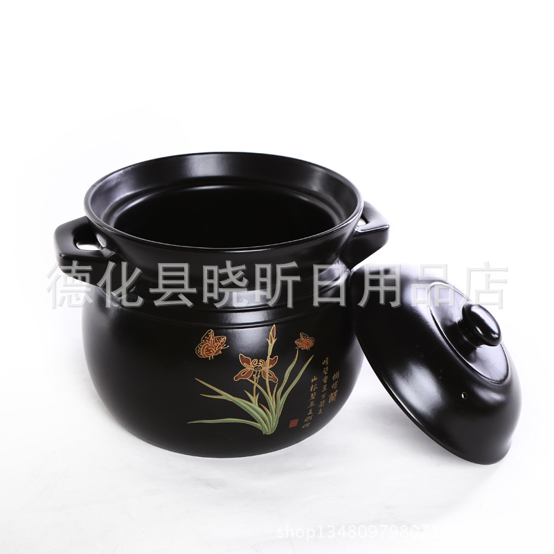 金刚煲 陶瓷砂锅煲汤 炖汤煮汤砂锅电磁炉适用 干烧800度砂锅|ms