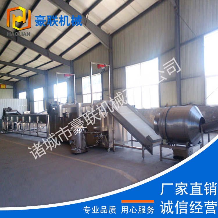 供应肉类油炸机械 全自动油炸线 罗根肉制作设备