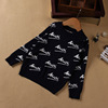 Autumn and winter new pattern European style Boy thickening sweater Socket Long sleeve Sweater Sweater