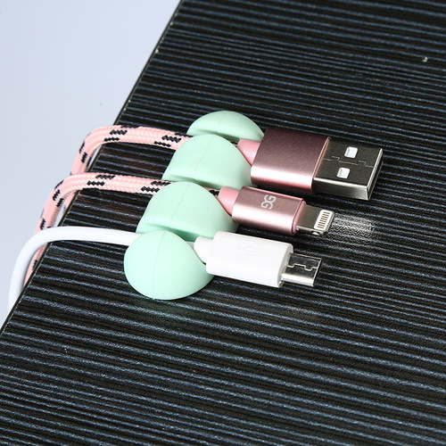 Desktop wall wire fixed self-adhesive wire clip network cable storage and sorting buckle wire organizer wire fixer 12g