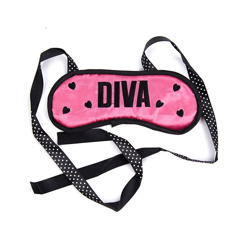 Glossy sleep mask for adults, wholesale, on elastic band