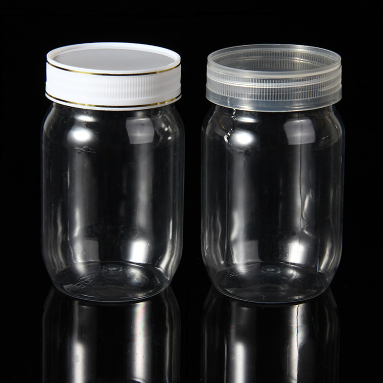 PET透明塑料瓶茶叶蜂蜜密封塑料盖270ML食品包装瓶小规格瓶子