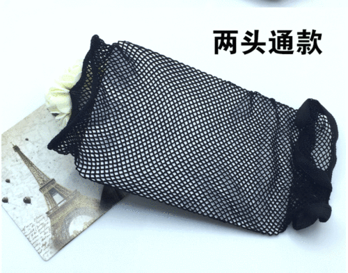 Manufacturer of hair net with high elasticity on both ends, special net for wigs, headgear accessories, net pockets and net covers