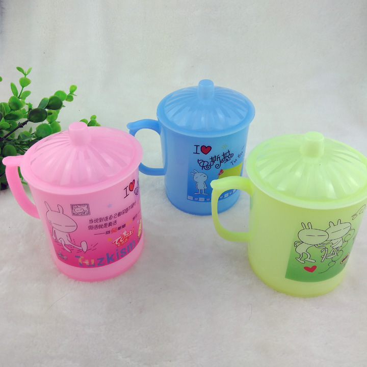 G1 214 302 # taza de plástico con tapa taza de cepillo de dientes taza de plástico regalo 2 yuanes Tienda Al Por Mayor image 5