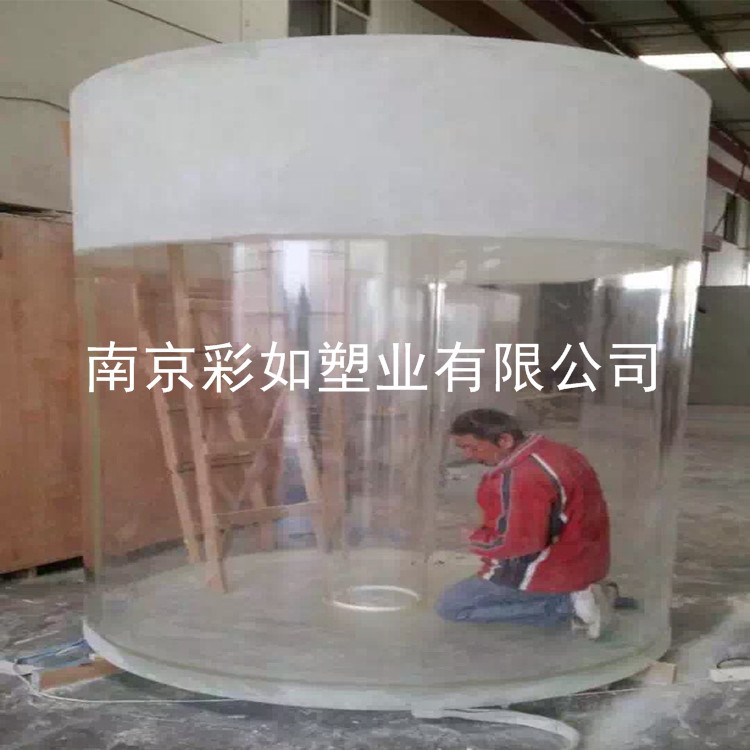 批发承接大型亚克力工程 亚克力圆柱鱼缸定做